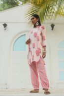 Queen of hearts kurta powder pink set