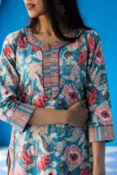 Blue Nectar floral kurta straight suit set