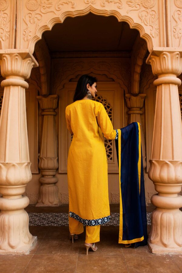 Sunflower mustard katha set - Image 2