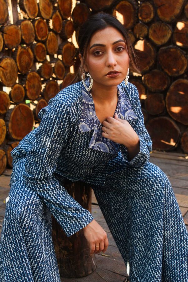 Cord Set in Indigo Blue - Image 7